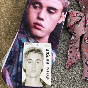 Justin Bieber ankle socks